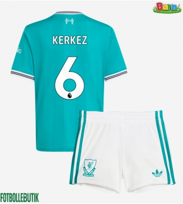 Liverpool Milos Kerkez #6 Tredjeställ Barn 2025-26 Kortärmad (+ Korta byxor)